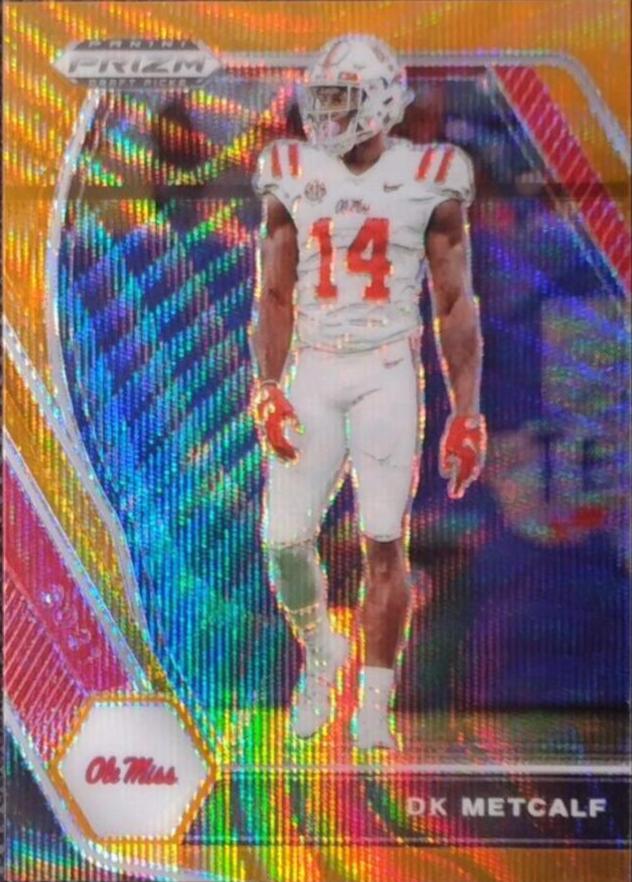 DK Metcalf [Orange Wave Prizm] #57