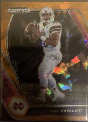 Dak Prescott [Orange Ice Prizm] #9