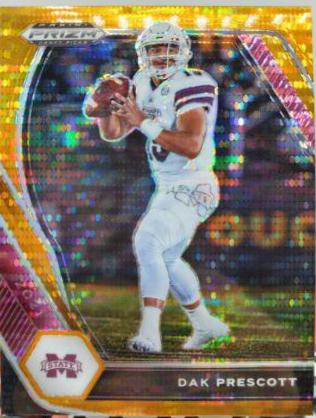 Dak Prescott [Orange Pulsar Prizm] #9