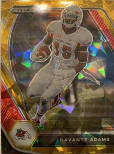 Davante Adams [Gold Ice Prizm] #49