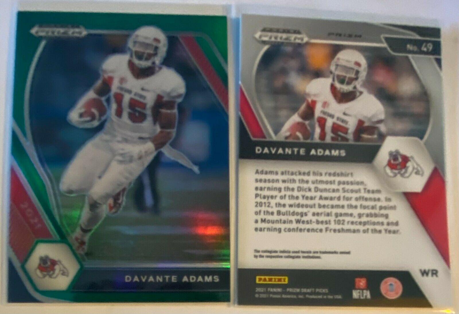 Davante Adams [Green Prizm] #49