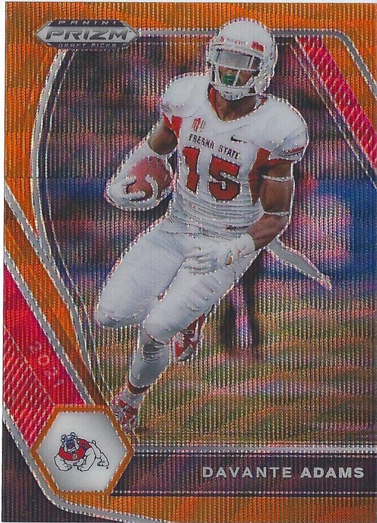 Davante Adams [Orange Wave Prizm] #49
