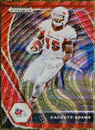 Davante Adams [Ruby Wave Prizm] #49
