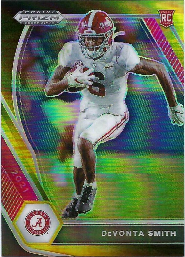 DeVonta Smith [Black Gold Prizm] #101