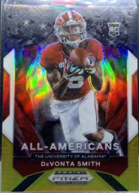 DeVonta Smith [Black Gold Prizm] #186