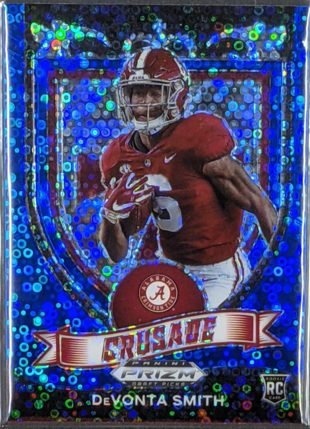 DeVonta Smith [Blue Circles Prizm] #165