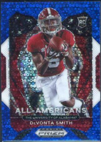 DeVonta Smith [Blue Circles Prizm] #186