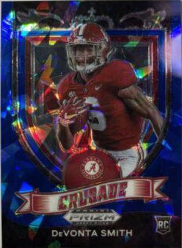 DeVonta Smith [Blue Ice Prizm] #165