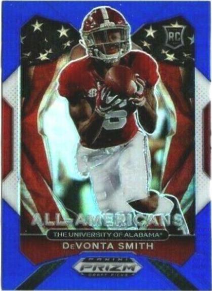 DeVonta Smith [Blue Prizm] #186