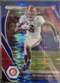 DeVonta Smith [Blue Pulsar Prizm] #101