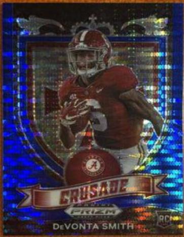 DeVonta Smith [Blue Pulsar Prizm] #165