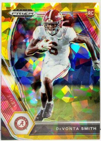 DeVonta Smith [Gold Ice Prizm] #101