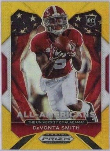 DeVonta Smith [Gold Prizm] #186
