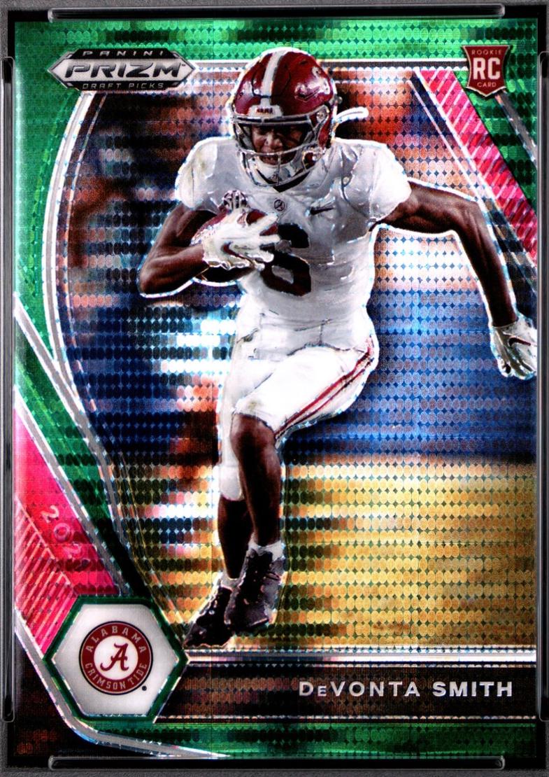 DeVonta Smith [Green Pulsar Prizm] #101