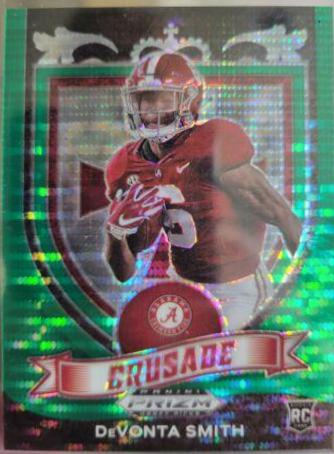 DeVonta Smith [Green Pulsar Prizm] #165