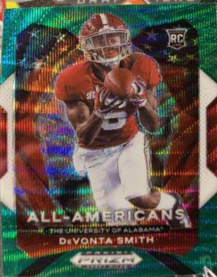 DeVonta Smith [Green Wave Prizm] #186
