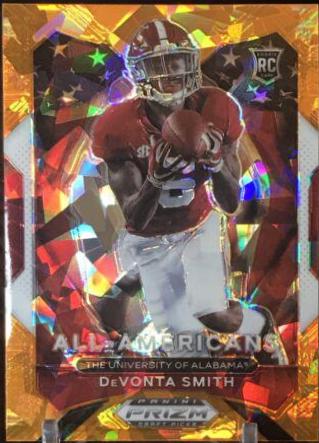DeVonta Smith [Orange Ice Prizm] #186