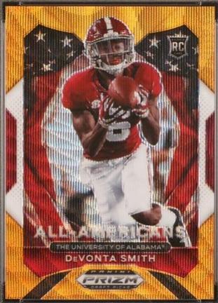 DeVonta Smith [Orange Wave Prizm] #186