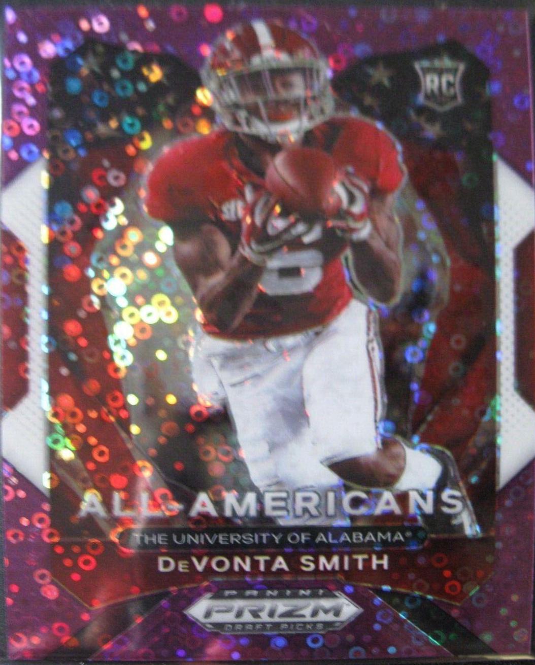 DeVonta Smith [Purple Circles Prizm] #186