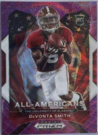 DeVonta Smith [Purple Pulsar Prizm] #186