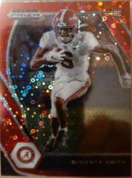 DeVonta Smith [Red Circles Prizm] #101