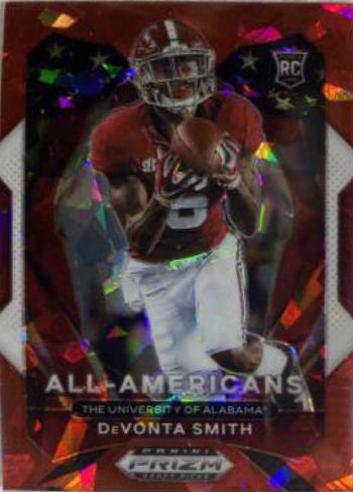DeVonta Smith [Red Ice Prizm] #186