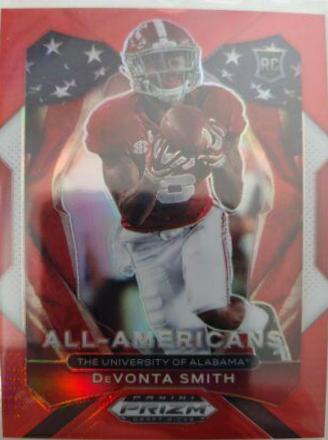 DeVonta Smith [Red Prizm] #186