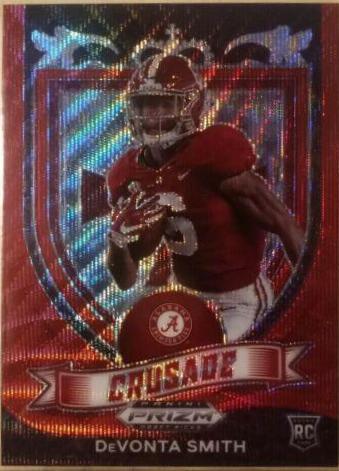 DeVonta Smith [Red Pulsar Prizm] #165