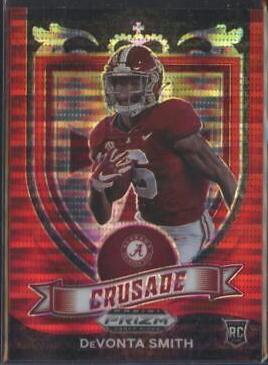 DeVonta Smith [Red Pulsar Prizm] #186