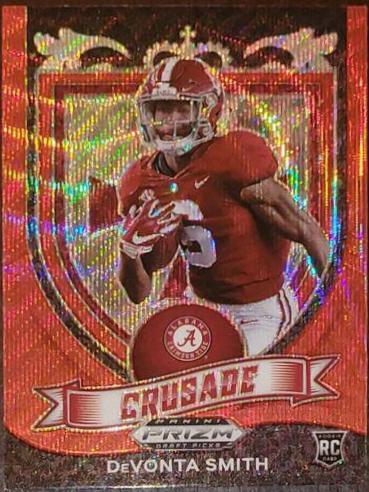 DeVonta Smith [Ruby Wave Prizm] #165