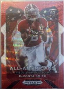 DeVonta Smith [Ruby Wave Prizm] #186
