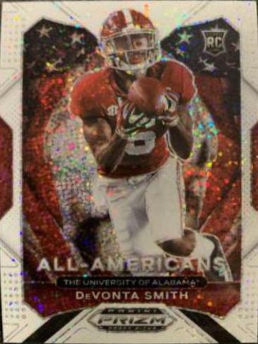 DeVonta Smith [White Sparkle Prizm] #186