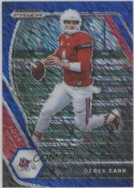 Derek Carr [Blue Shimmer Prizm] #14