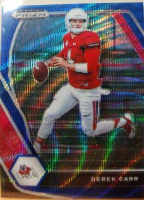 Derek Carr [Blue Wave Prizm] #14