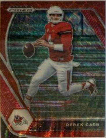 Derek Carr [Ruby Wave Prizm] #14