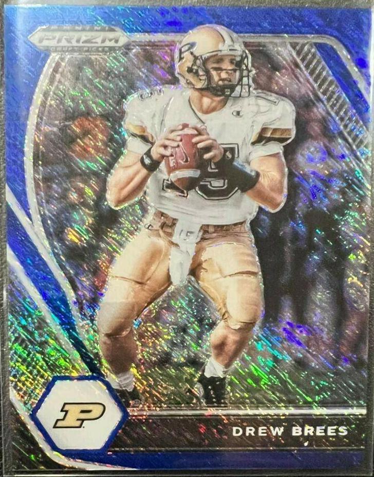 Drew Brees [Blue Shimmer Prizm] #16