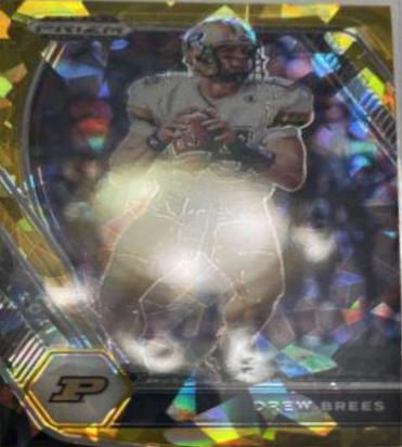 Drew Brees [Gold Ice Prizm] #16