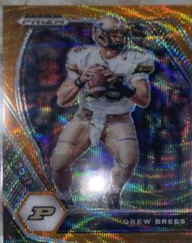 Drew Brees [Orange Wave Prizm] #16