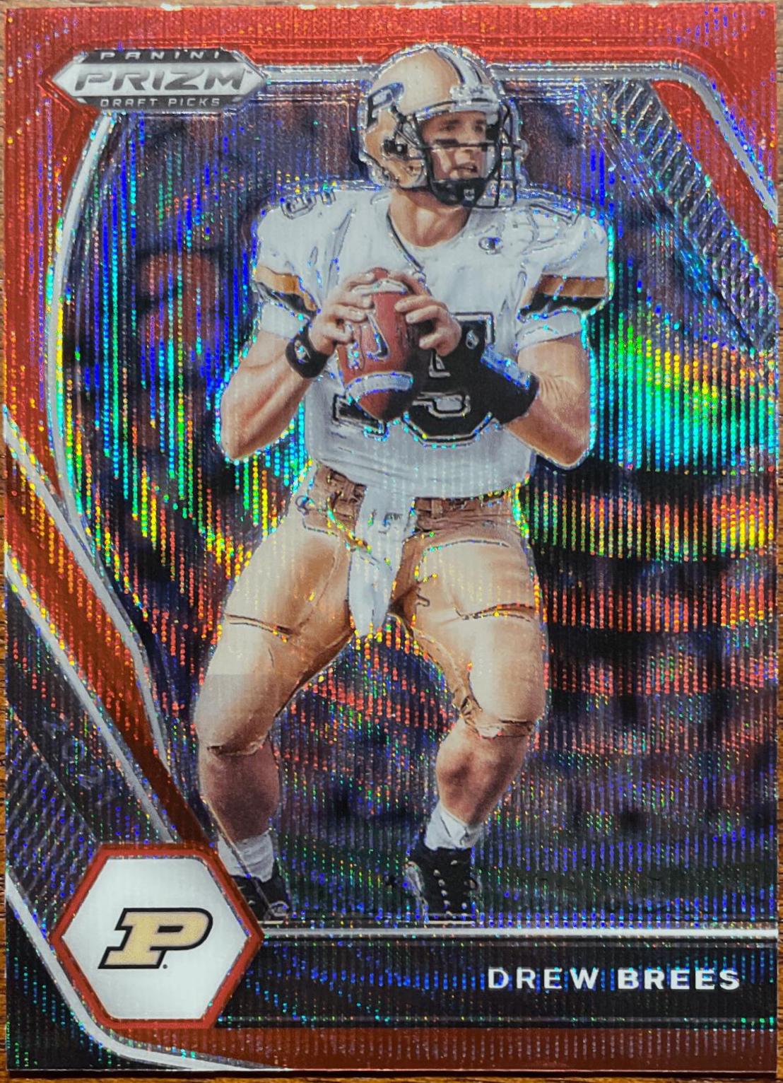 Drew Brees [Ruby Wave Prizm] #16