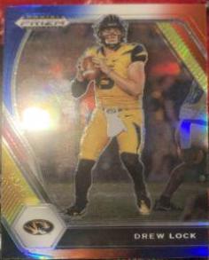 Drew Lock [Red White and Blue Prizm] #30