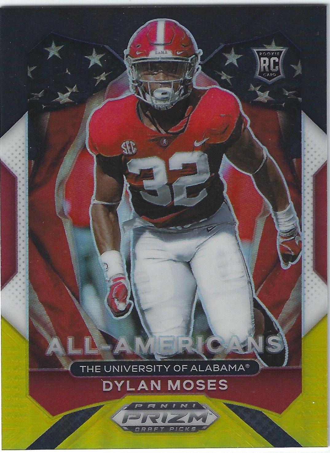 Dylan Moses [Black Gold Prizm] #190