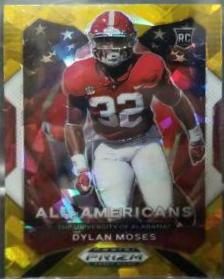 Dylan Moses [Gold Ice Prizm] #190