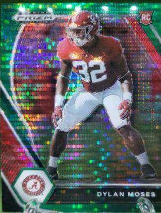 Dylan Moses [Green Pulsar Prizm] #140