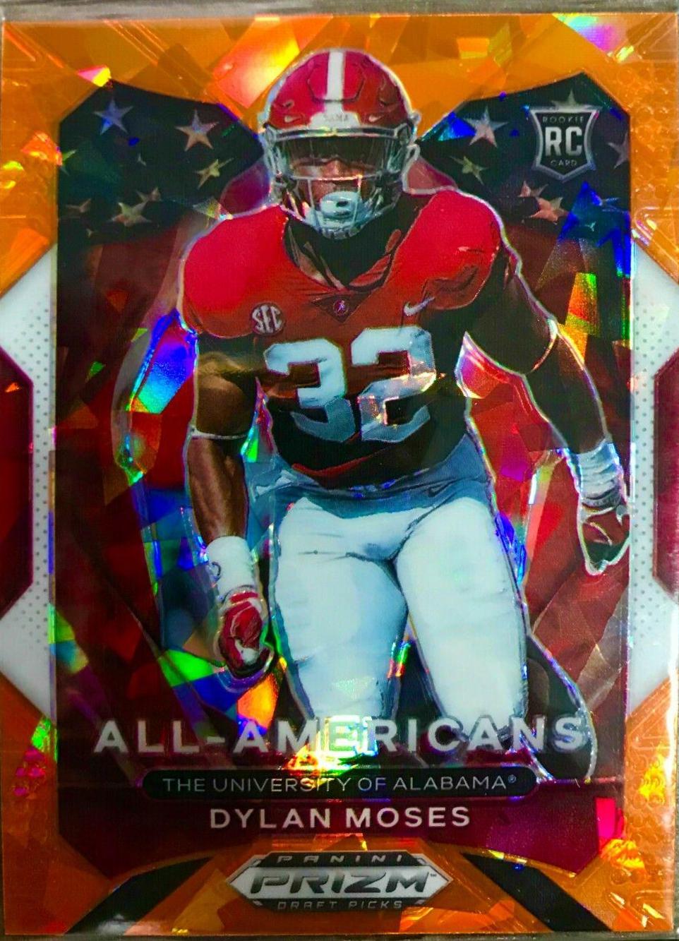 Dylan Moses [Orange Ice Prizm] #190