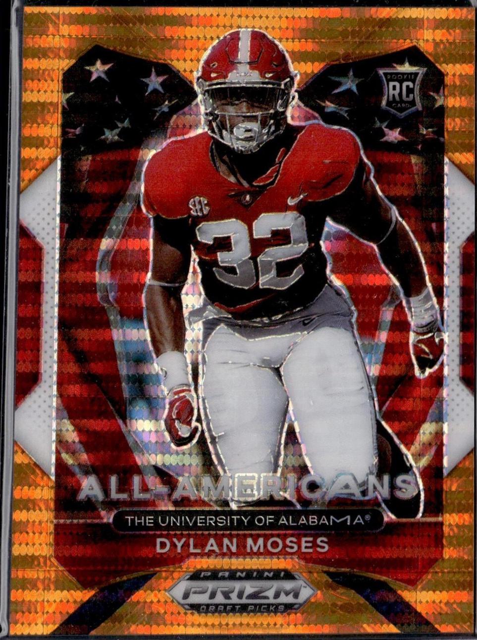 Dylan Moses [Orange Pulsar Prizm] #190