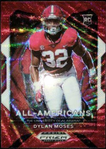 Dylan Moses [Red Pulsar Prizm] #190