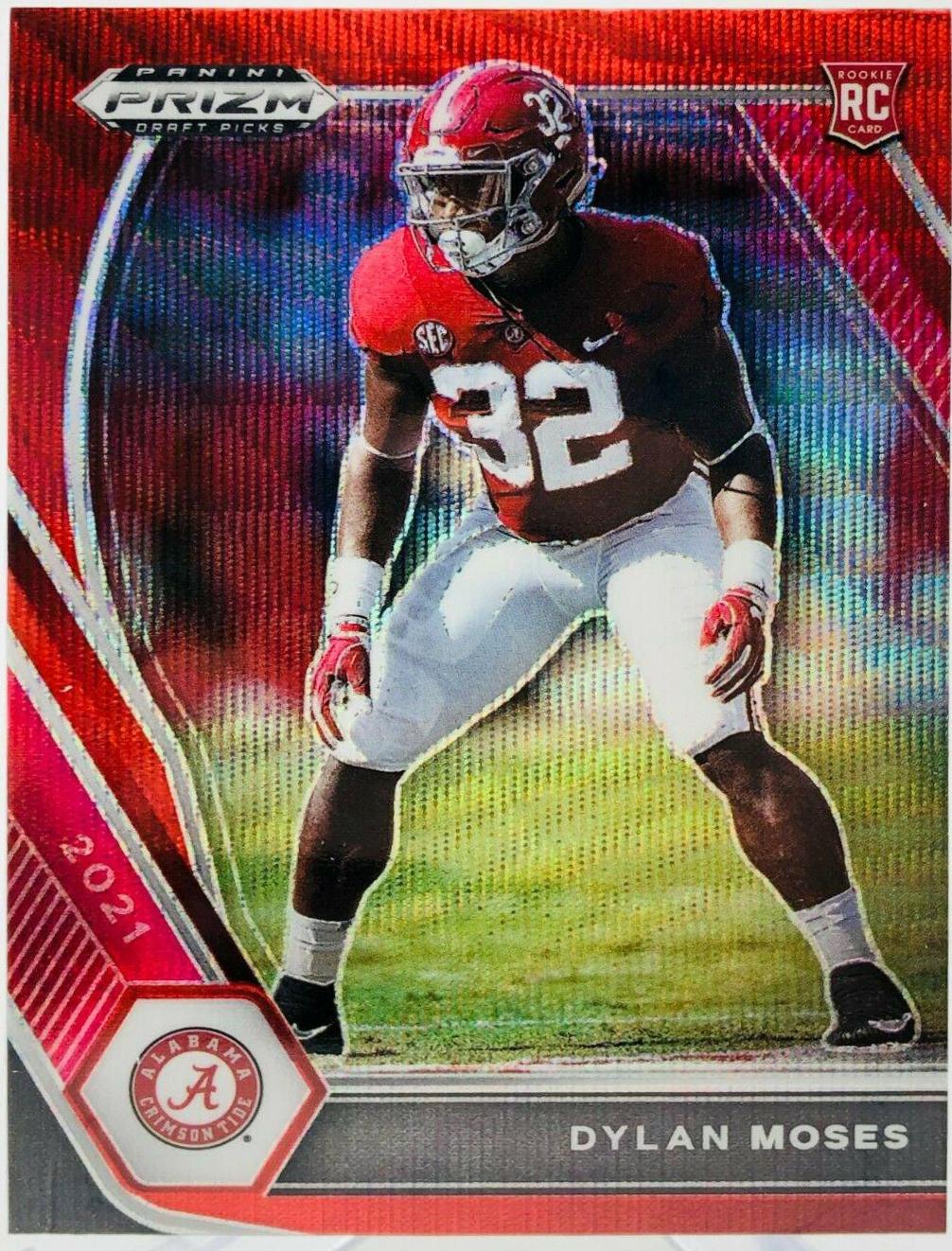 Dylan Moses [Ruby Wave Prizm] #140