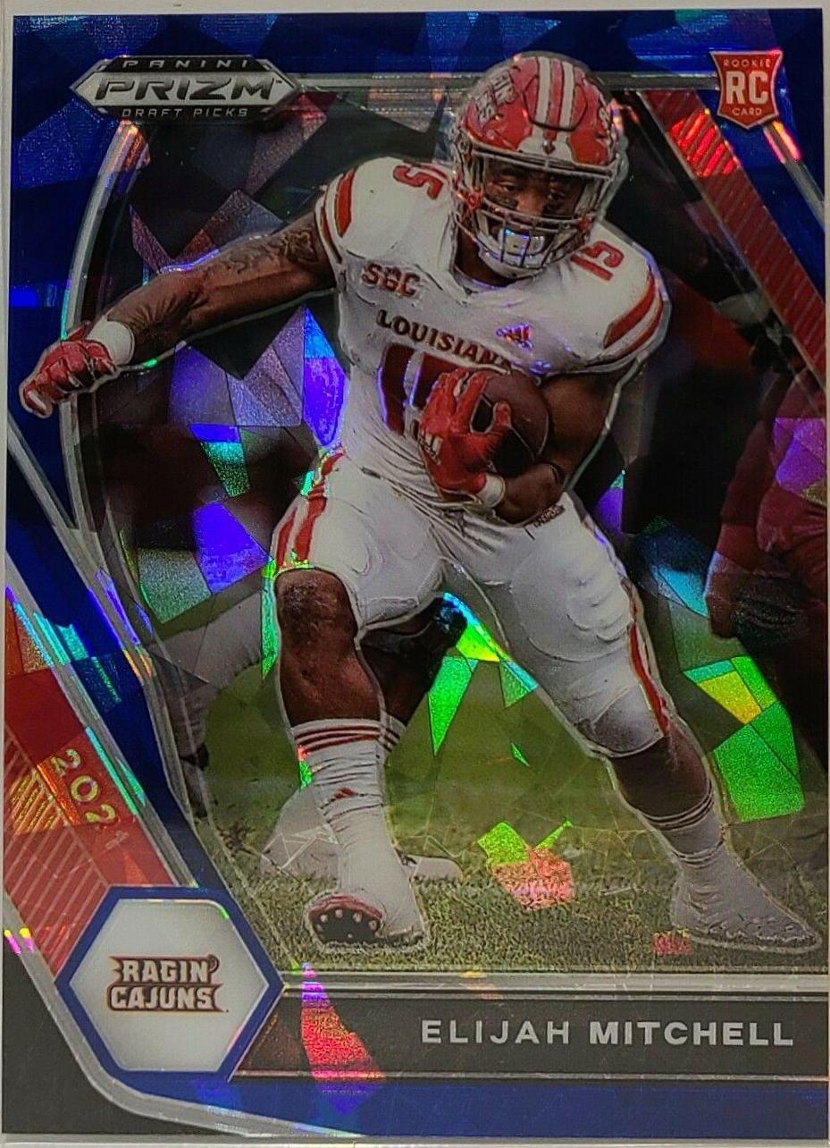 Elijah Mitchell [Blue Ice Prizm] #156