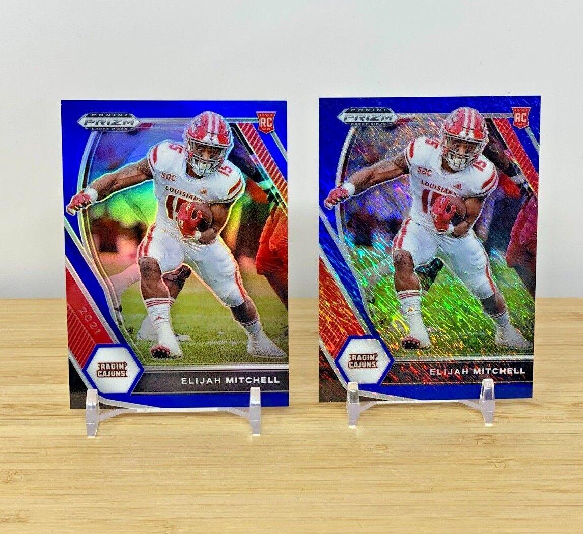 Elijah Mitchell [Blue Shimmer Prizm] #156