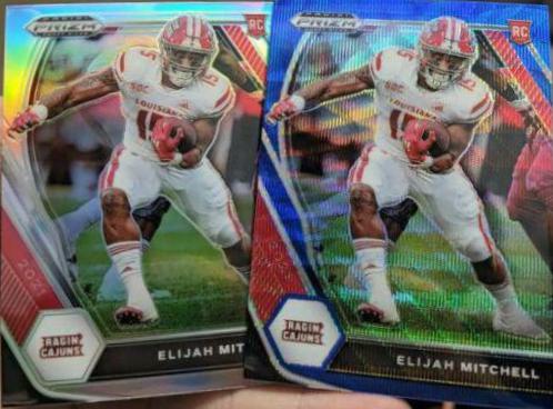 Elijah Mitchell [Blue Wave Prizm] #156
